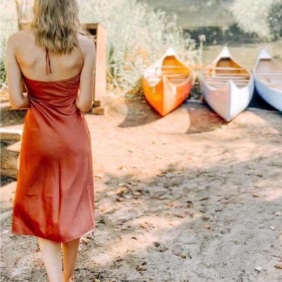 Abercrombie & Fitch Strapless Mauve Dress - Picture 6 of 6